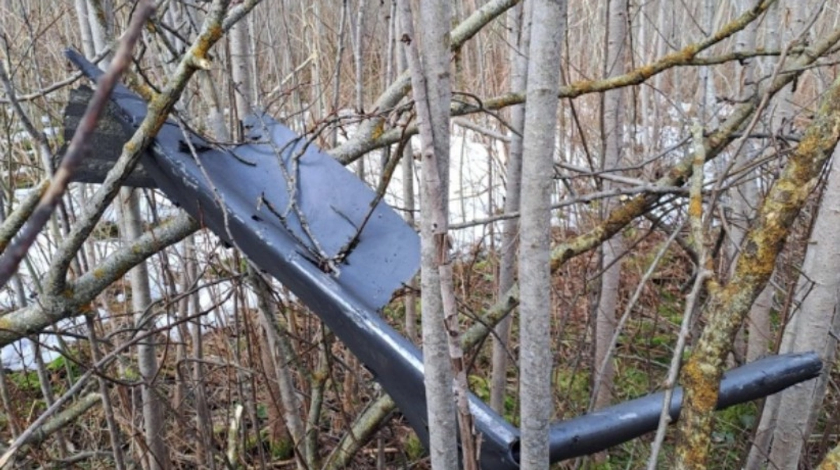 Міноборони Латвії показало уламки українського дрона, що "заблукав" на території країни