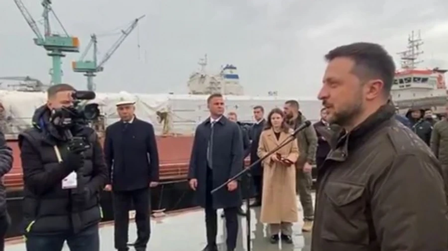 Zelenskyy names second corvette for Ukraine after Hetman Ivan Vyhovskyi – video