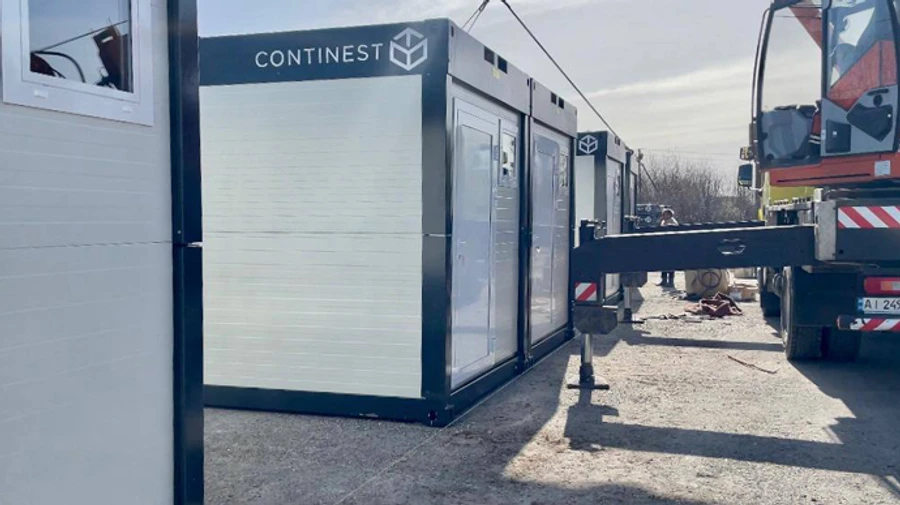 Borodyanka sets up makeshift housing for emergency workers