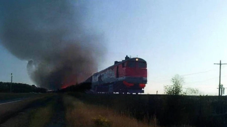 ССО поразили российский поезд с топливом в Крыму