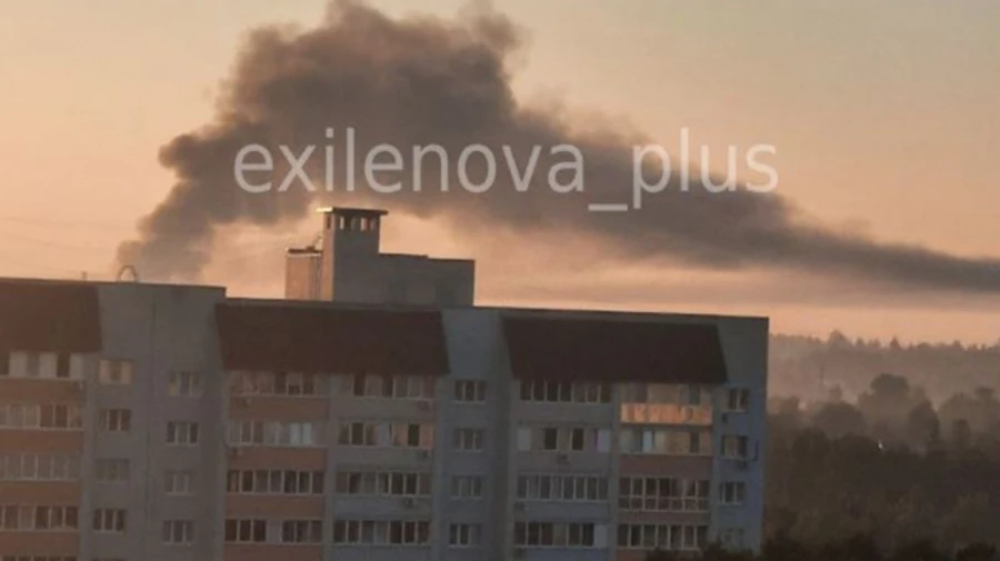 Drones attack Russia's Bryansk, home to oil depot: over 10 explosions reported – video