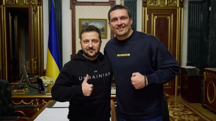 Zelenskyy vows to present championship belt from Ukrainian boxer Usyk to Trump