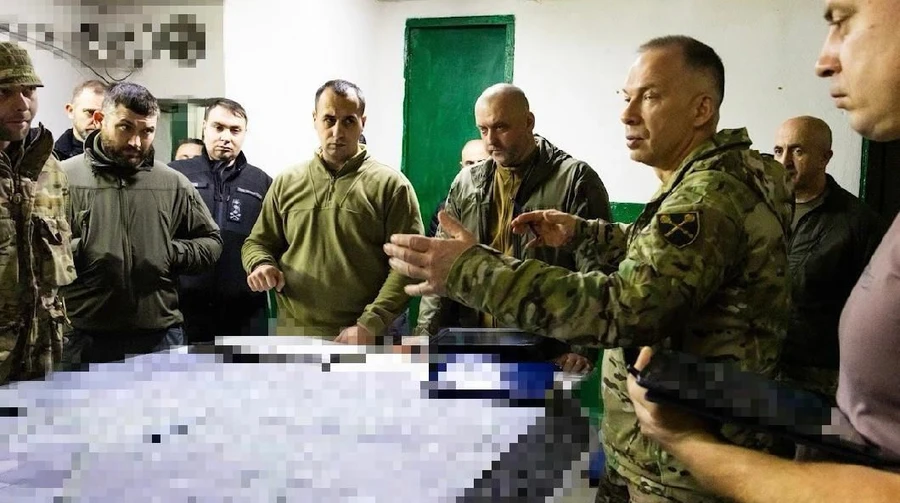 Oleksandr Syrskyi on the Pokrovsk front