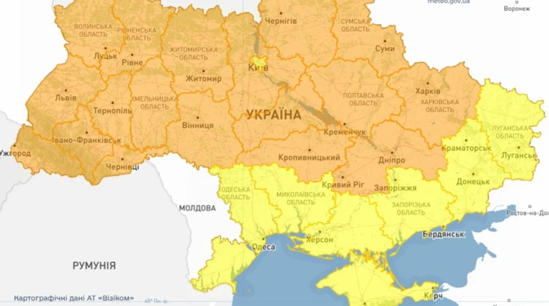 Синоптики попереджають про сильний вітер і нічні заморозки