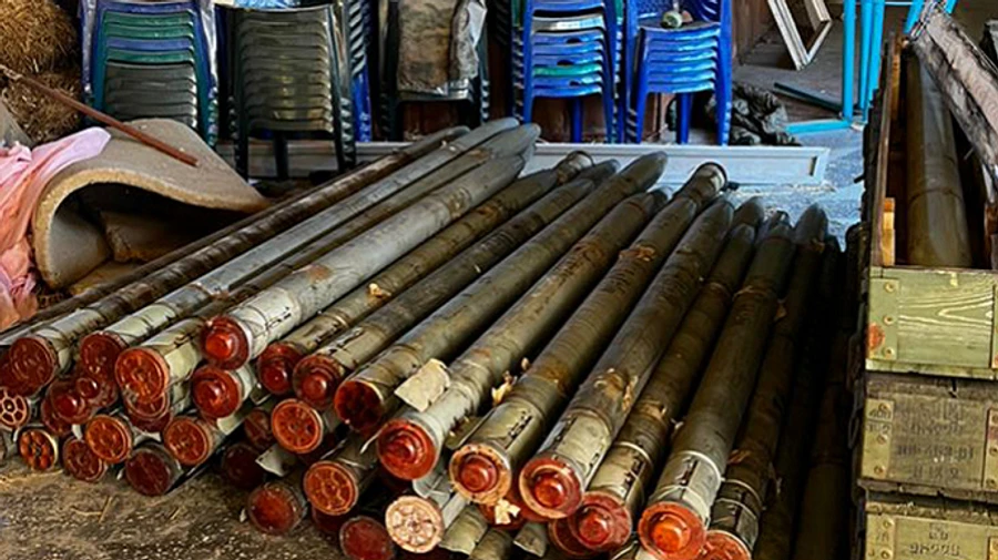 На деокупованій Херсонщині знайшли покинутий росіянами склад з сотнями боєприпасів