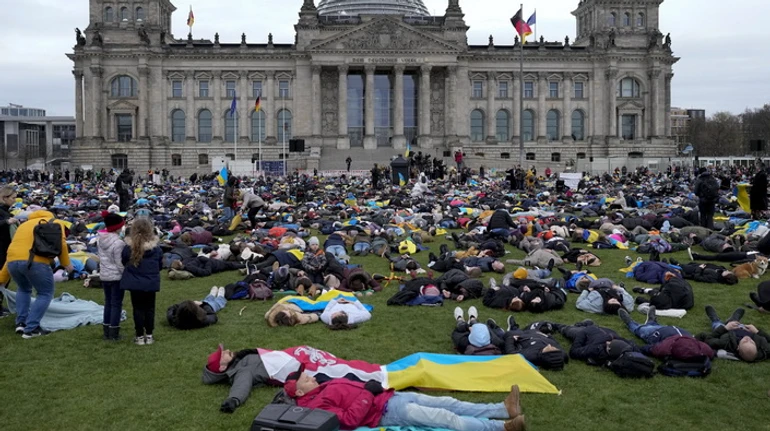 Німеччині нагадали про відповідальність: що відбулося на унікальній акції під Бундестагом