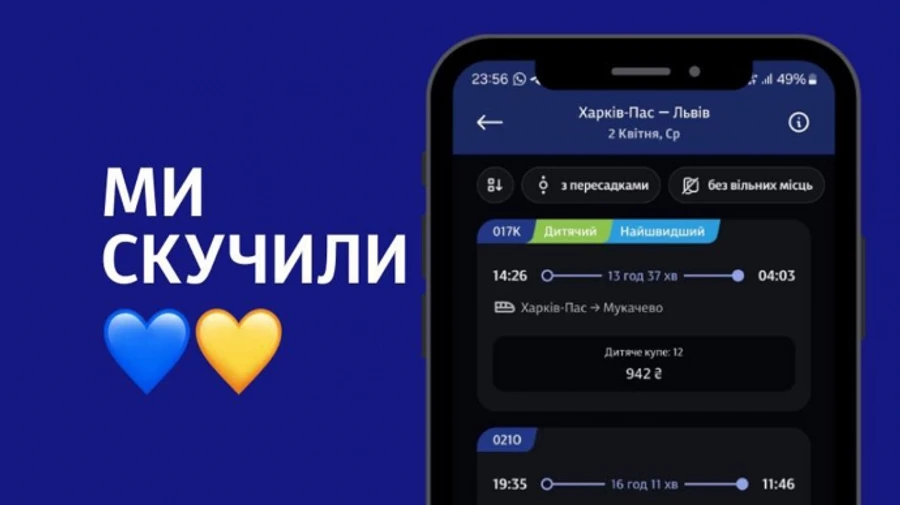 Укрзалізниця відновила онлайн-продаж квитків після кібератаки