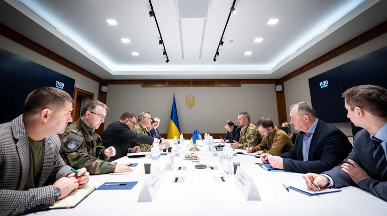 High-level NATO delegation visits Ukraine for first time since start of full-scale war – photos