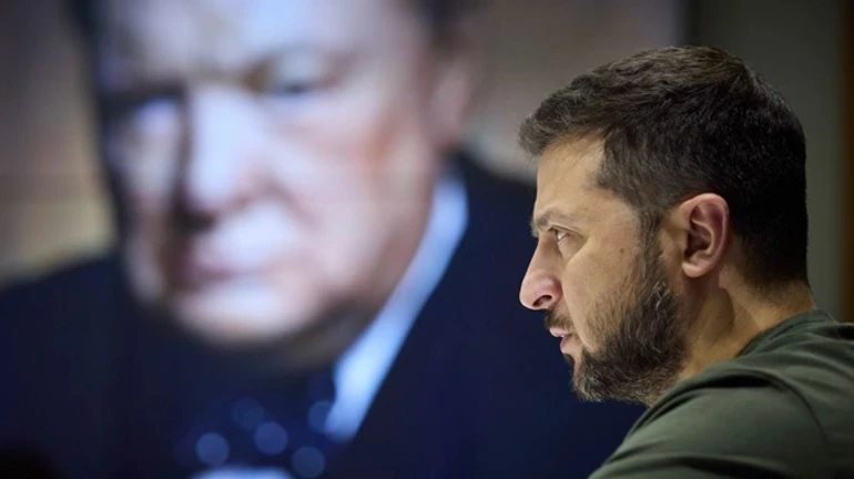 Джонсон наградил Зеленского премией Уинстона Черчилля