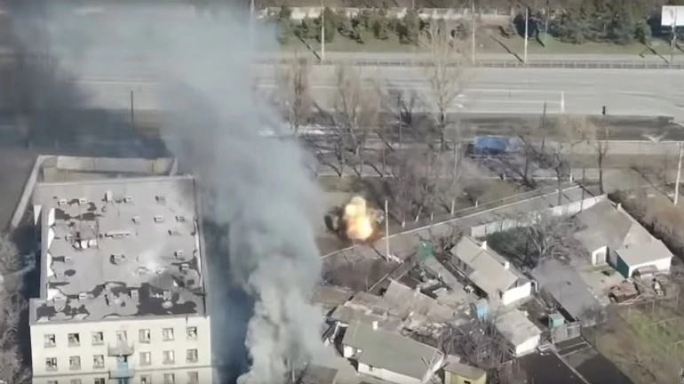 Defence of Mariupol: aggressors’ armoured vehicles and manpower destroyed