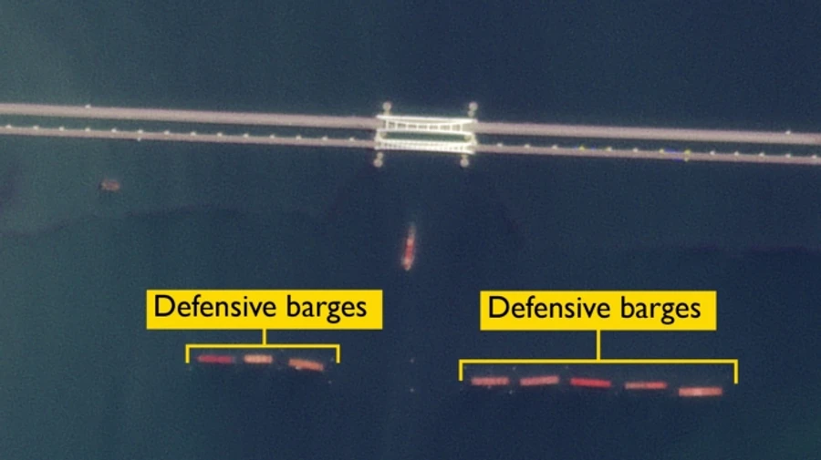 UK intelligence assesses new Russian measures to protect Crimean Bridge