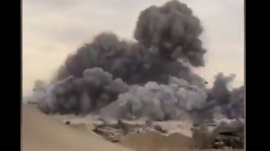 Israel demolishes Hamas parliament building in Gaza