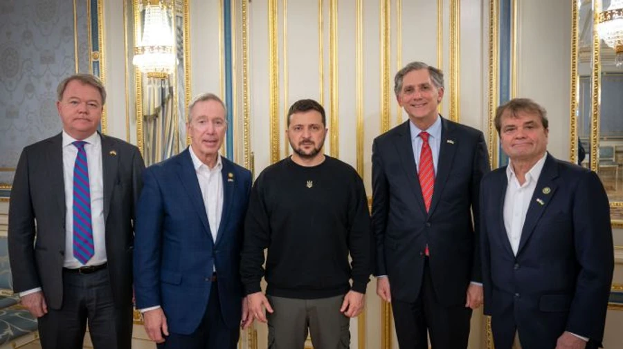 Зеленський зустрівся з двопартійною делегацією з Конгресу США