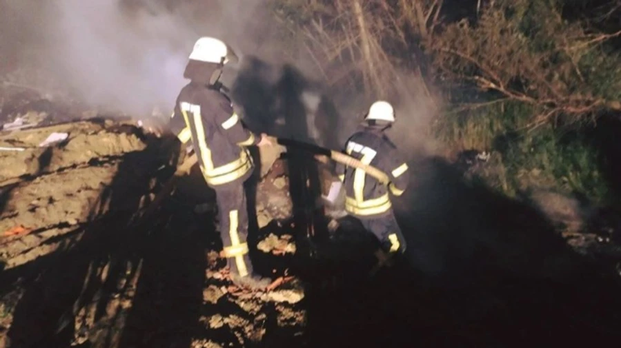 У Києві горіло сміттєзвалище