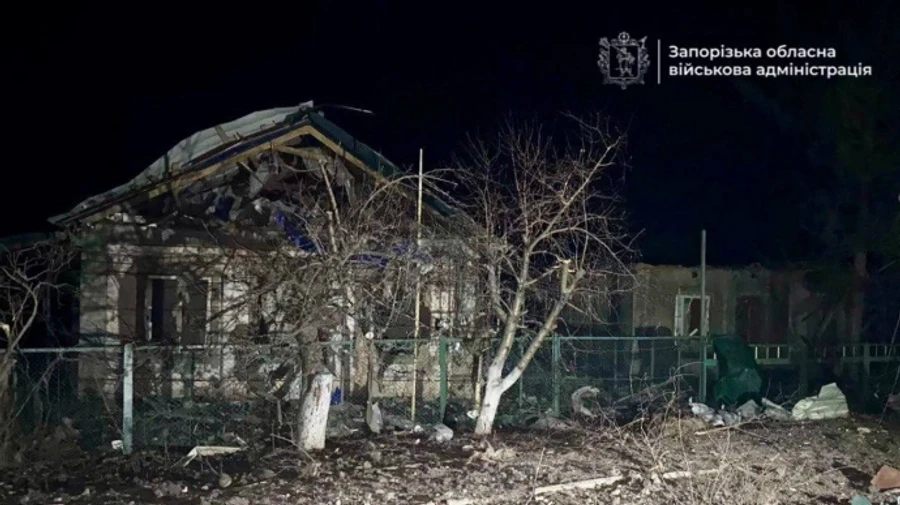 Man killed in Russian strike on Zaporizhzhia Oblast