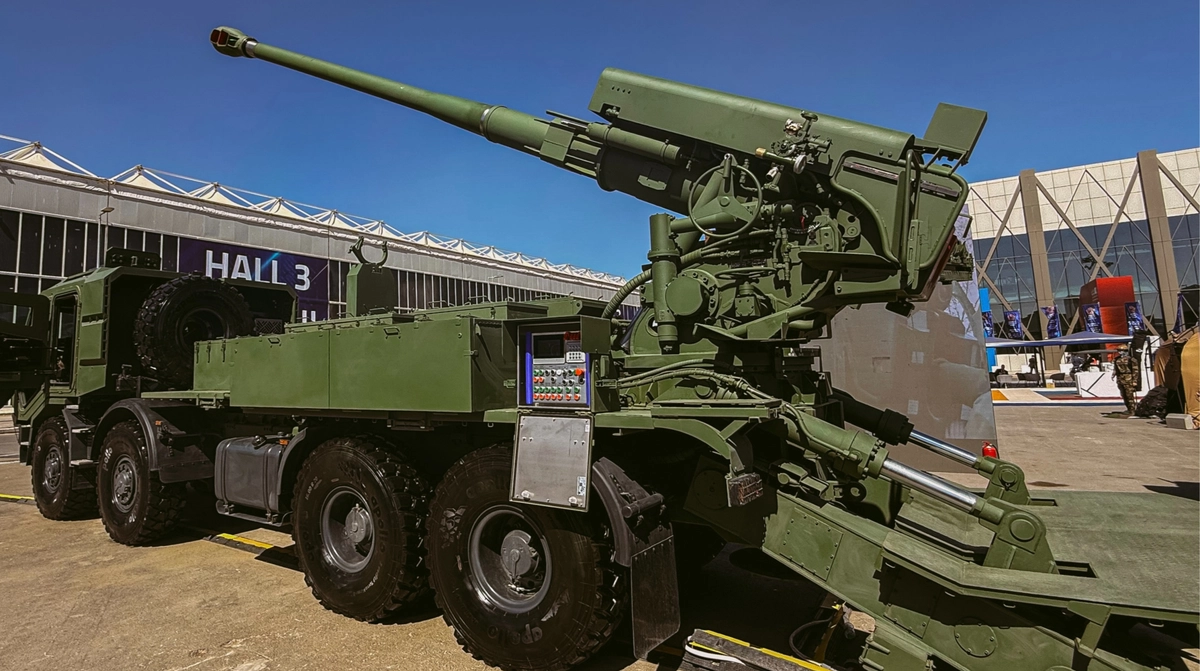Ukrainian-made Bohdana self-propelled howitzer presented in Saudi Arabia for first time