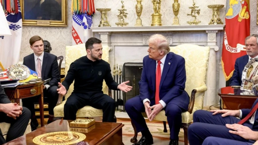 I left it on a side table: Zelenskyy says he does not know where Usyk's championship belt is after bringing it to Trump