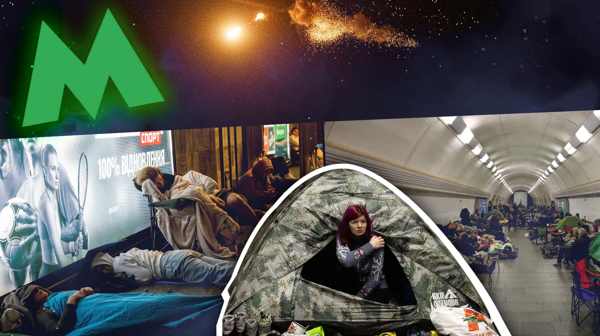 Hotel Underground: the people who sleep in the metro every night for fear of attacks