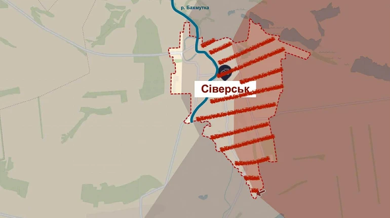 Майже весь Сіверськ захоплений росіянами, для відбиття потрібні резерви – УП