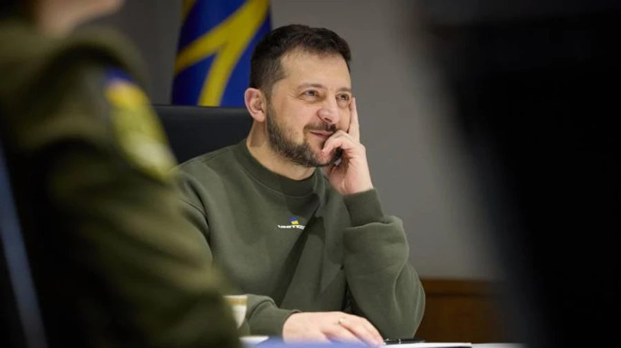 Zelenskyy conducts online meeting with representatives of 24hr TV channel