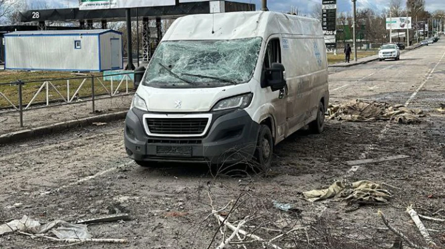 В Хмельницком ракеты попали в военный объект и вблизи остановки - ОВА