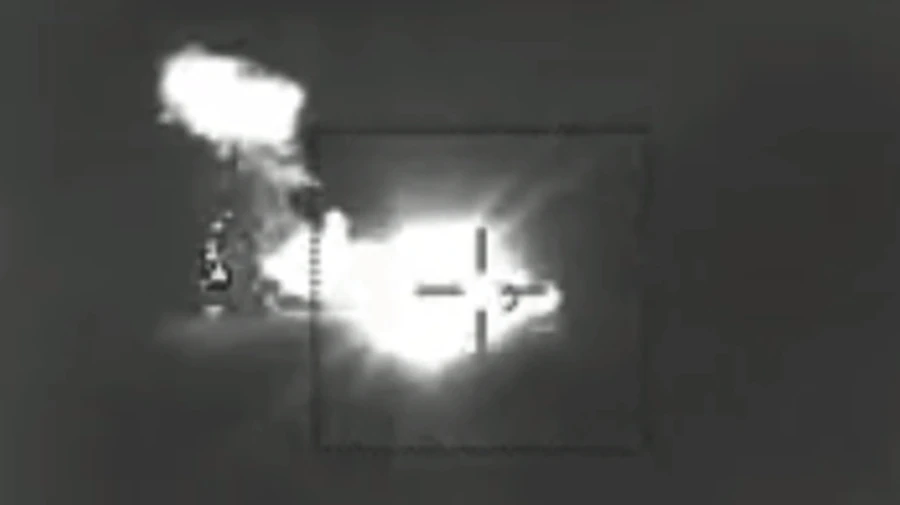 Armed Forces of Ukraine show how they turned Russian tugboat into a floating bonfire