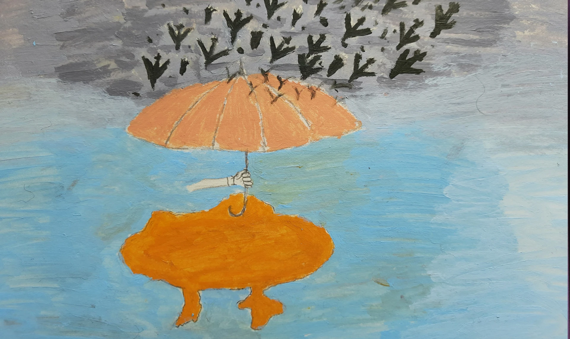 Україна під парасолькою. Діти малюють війну