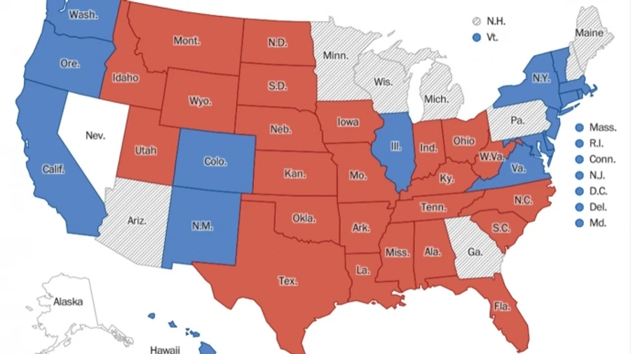 Трамп имеет небольшое преимущество, но Харрис еще имеет шансы на победу – WP