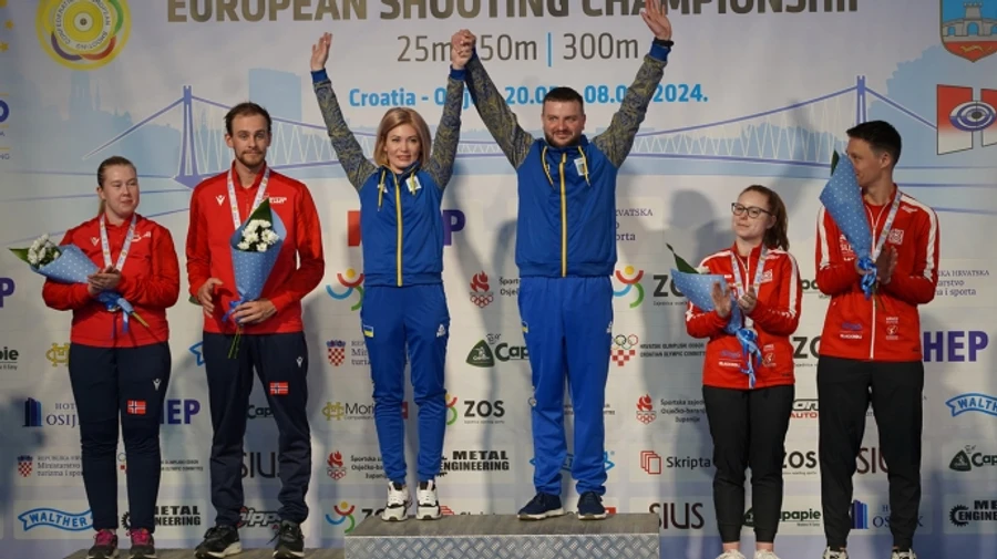 Ukrainians win gold at European Shooting Championships