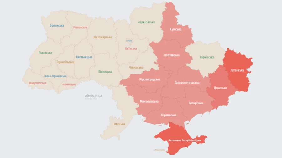 Над Україною рухаються Шахеди, також є загроза авіаударів