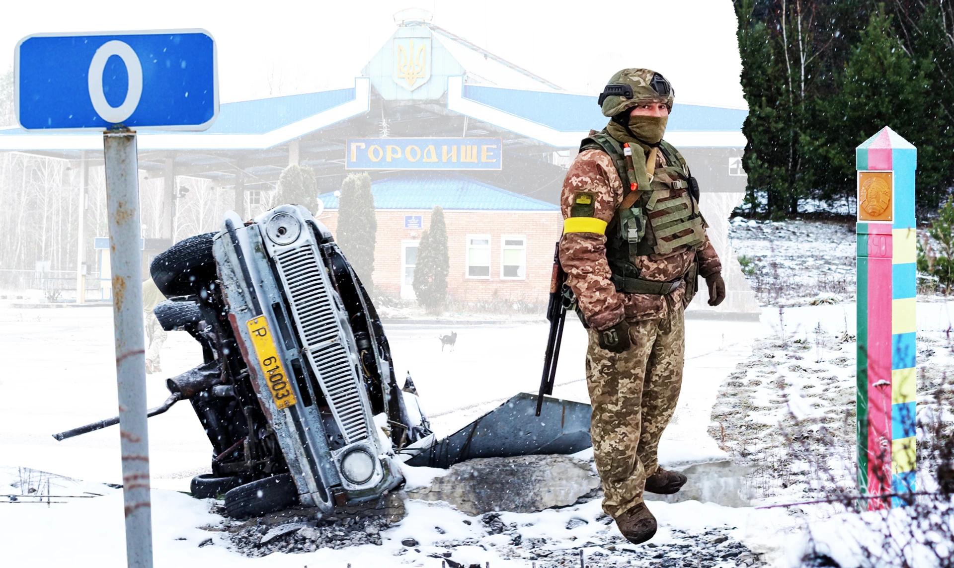 Threat at 200 metres away. How the border with Belarus is being fortified. Are they waiting for Lukashenko's command to conduct offensive? 