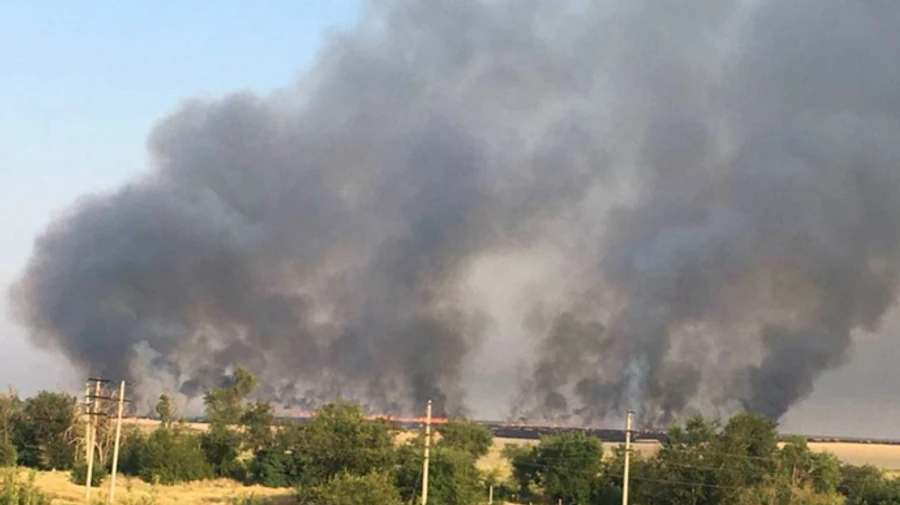 Ukrainian partisans in Mariupol have set grain fields on fire to prevent Russia theft – advisor to the mayor