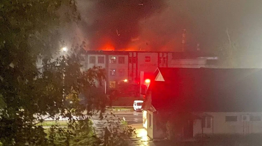 Russian channels report attack on plant in Russia's Bryansk Oblast