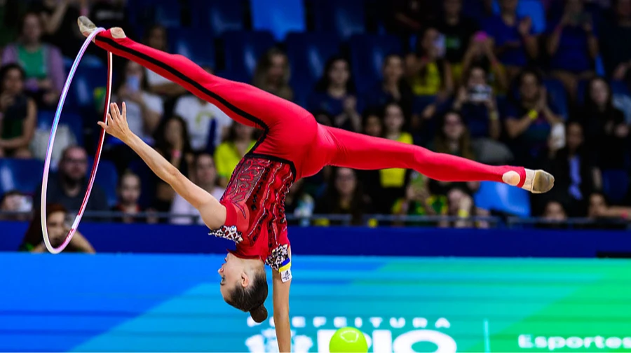 Ukraine's Onofriichuk wins hoop title at 2026 Rhythmic Gymnastics World Cup