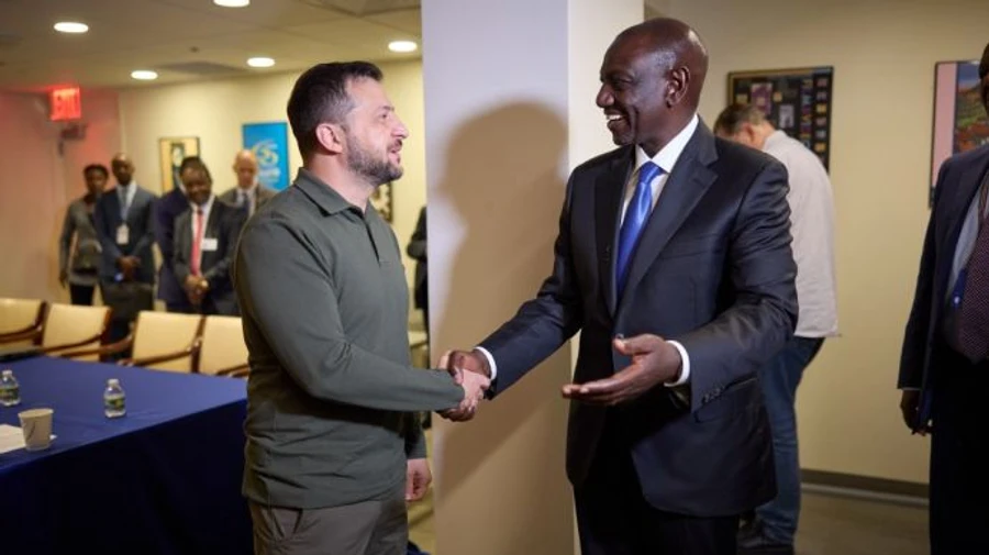 Zelenskyy discusses Ukrainian grain supply with Kenyan President
