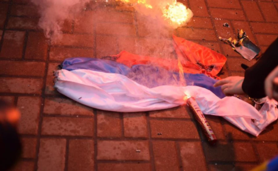 Націоналісти увірвалися до будівлі Росспівробітництва в Києві