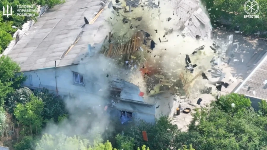 ГУР показало, как уничтожает россиян, прорывающихся в Днепропетровскую область