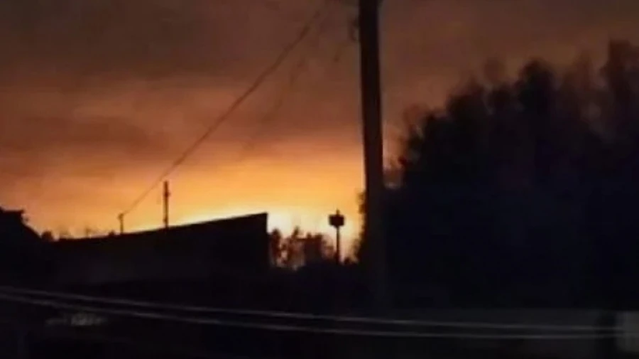 Ukraine's Unmanned Systems Forces strike military chemical plant near Bryansk, Russia – video