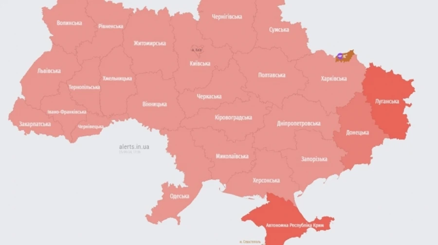 По всей Украине объявляли тревогу из-за российского МиГа 