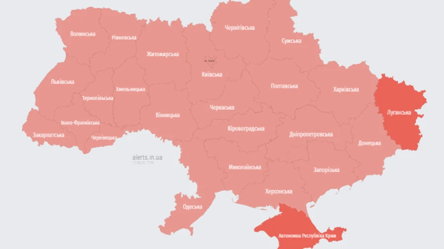 Второй раз в четверг звучала тревога по всей Украине из-за носителя Кинжала