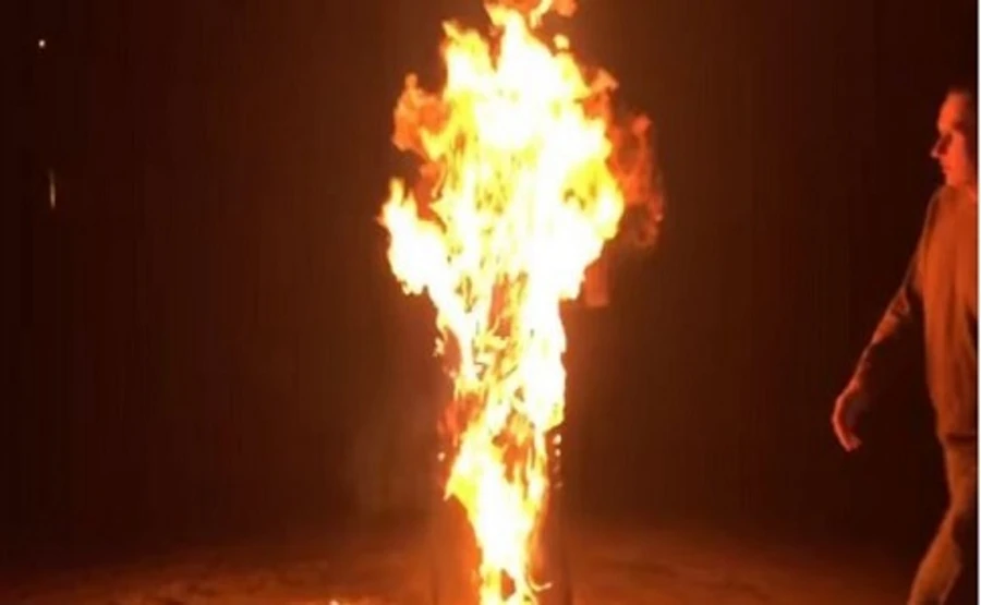 Сенцов спалив свою тюремну робу