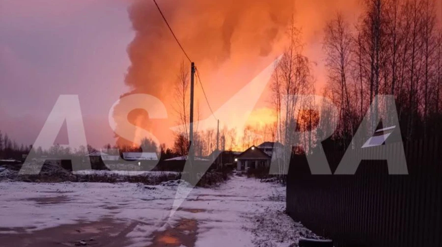 Power plant on fire in Moscow Oblast after drone attack