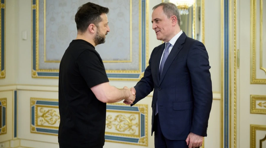 Zelenskyy provides details on meeting with Azerbaijan's foreign minister in Kyiv