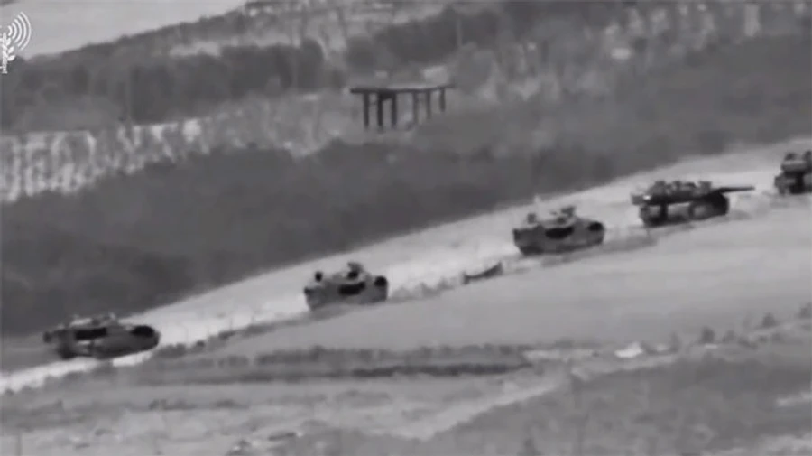 Israeli forces report another military incursion into Gaza Strip