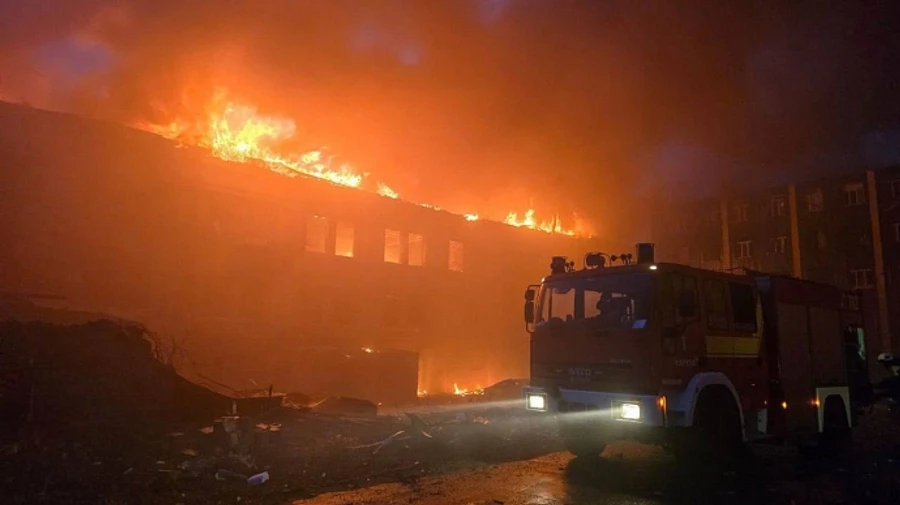 Російські БпЛА атакували Харків: шість влучань в Київському районі