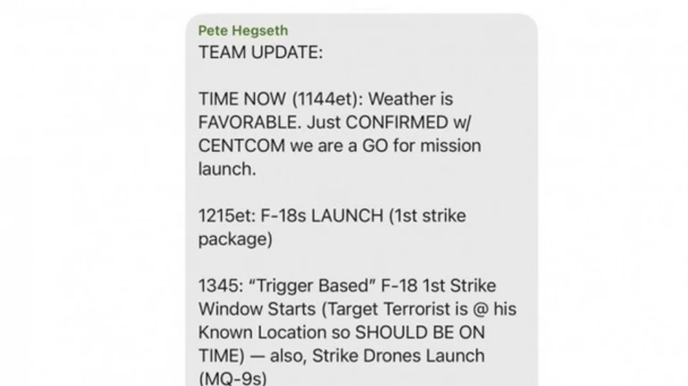 The Atlantic опублікувало нову порцію повідомлень з Signal після заяв адміністрації Трампа