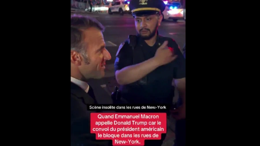 Макрона в Нью-Йорке не пропускала полиция из-за проезда кортежа Трампа