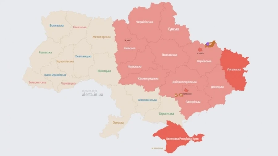 У низці областей оголошували загрозу балістики