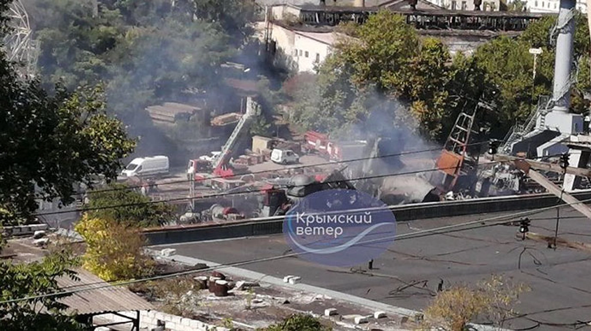 Russian landing ship destroyed, and it will take years to repair ...