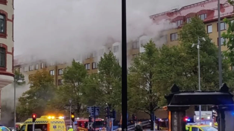 Взрыв в жилом доме в Гетеборге: 23 пострадавших